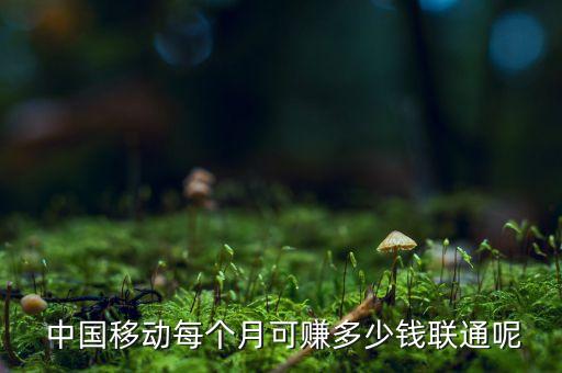 中國移動(dòng)2014年凈利潤