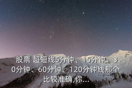  股票 超短線5分鐘、15分鐘、30分鐘、60分鐘、120分鐘線那個(gè)比較準(zhǔn)確,你...