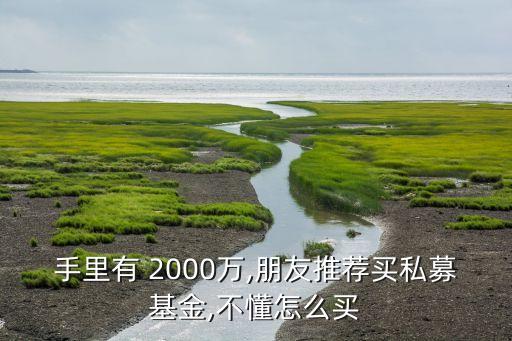 手里有 2000萬(wàn),朋友推薦買(mǎi)私募基金,不懂怎么買(mǎi)