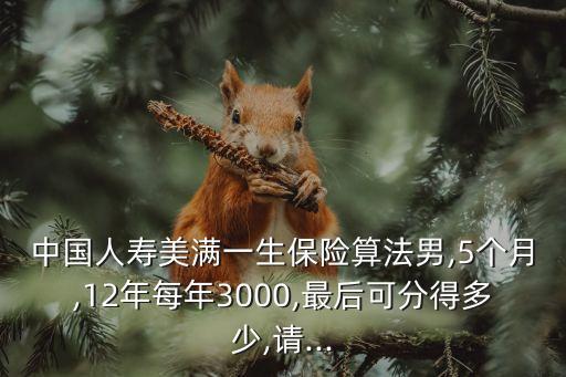 中國(guó)人壽保險(xiǎn)收益計(jì)算