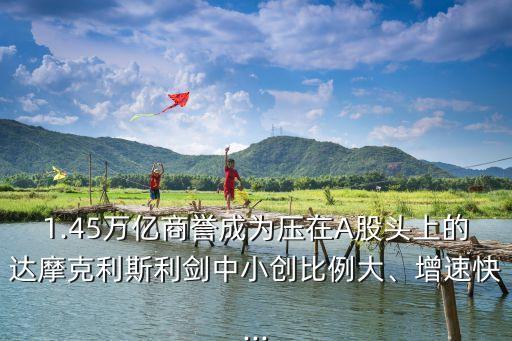 1.45萬億商譽(yù)成為壓在A股頭上的達(dá)摩克利斯利劍中小創(chuàng)比例大、增速快...