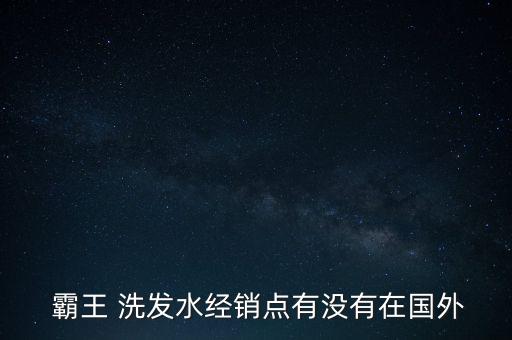  霸王 洗發(fā)水經(jīng)銷點(diǎn)有沒(méi)有在國(guó)外