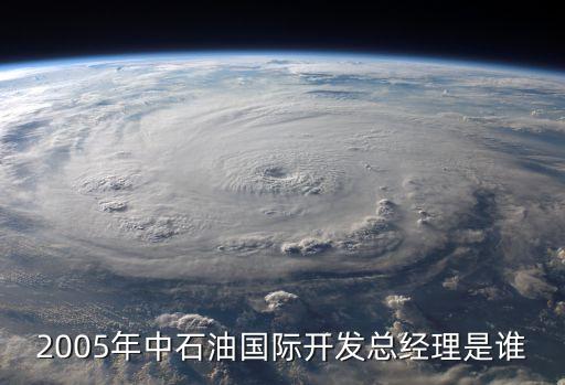 2005年中石油國(guó)際開發(fā)總經(jīng)理是誰