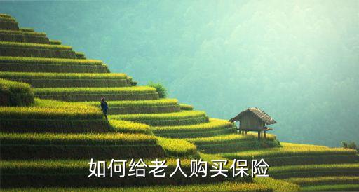 如何給老人購買保險(xiǎn)