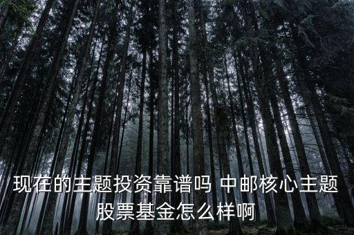 現在的主題投資靠譜嗎 中郵核心主題股票基金怎么樣啊