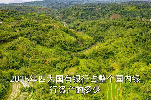 2015年四大國有銀行占整個(gè)國內(nèi)銀行資產(chǎn)的多少