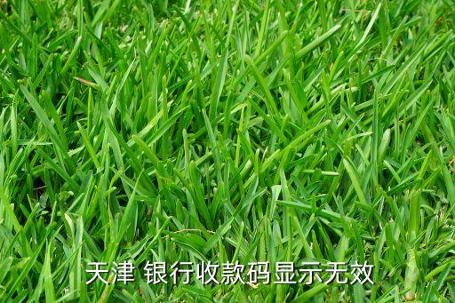  天津 銀行收款碼顯示無(wú)效
