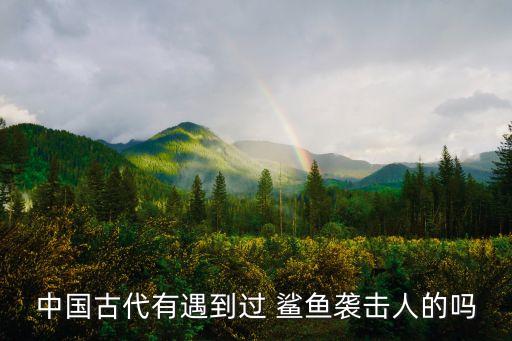 中國(guó)古代有遇到過(guò) 鯊魚襲擊人的嗎