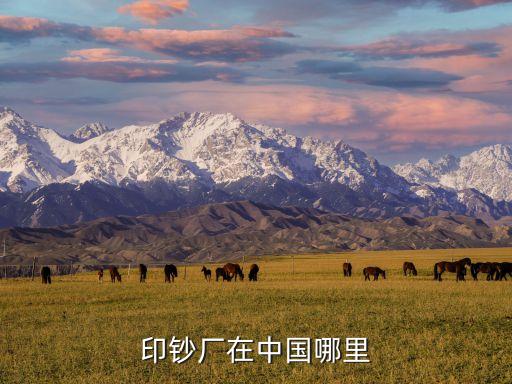 印鈔廠在中國哪里