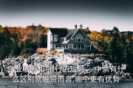 企業(yè)債券和 銀行的短融、 中票有什么區(qū)別就融資而言,哪個(gè)更有優(yōu)勢(shì)
