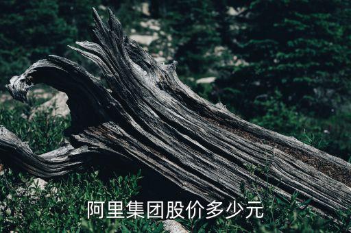 阿里集團(tuán)股價多少元