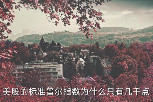 美股的標(biāo)準(zhǔn)普爾指數(shù)為什么只有幾千點