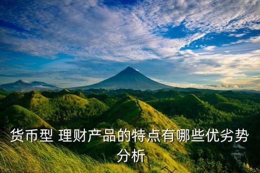 貨幣型 理財(cái)產(chǎn)品的特點(diǎn)有哪些優(yōu)劣勢 分析