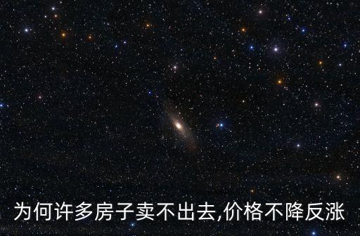 為何許多房子賣(mài)不出去,價(jià)格不降反漲