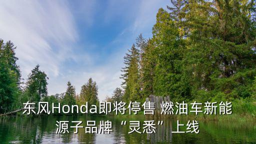 東風(fēng)Honda即將停售 燃油車(chē)新能源子品牌“靈悉”上線(xiàn)