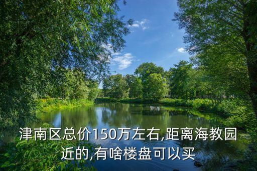 津南區(qū)總價(jià)150萬左右,距離海教園近的,有啥樓盤可以買