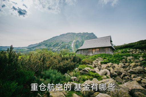 重倉(cāng)航空的 基金有哪些