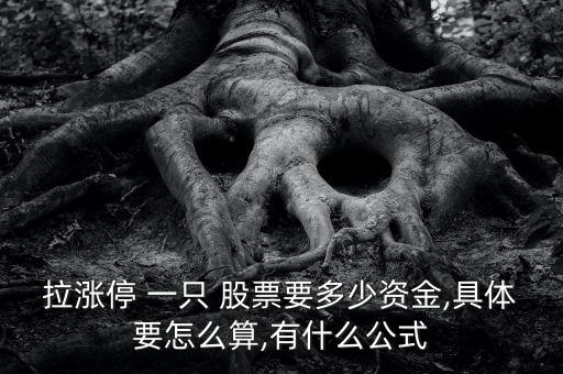 多少錢(qián)能拉動(dòng)一只股票