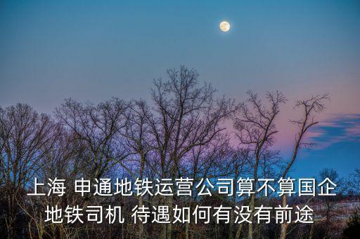  上海 申通地鐵運(yùn)營(yíng)公司算不算國(guó)企地鐵司機(jī) 待遇如何有沒有前途