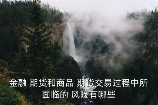 金融 期貨和商品 期貨交易過程中所面臨的 風(fēng)險有哪些