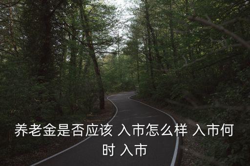 養(yǎng)老金是否應該 入市怎么樣 入市何時 入市