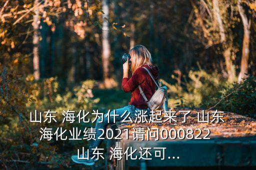  山東 ?；癁槭裁礉q起來了 山東 ?；瘶I(yè)績(jī)2021請(qǐng)問000822 山東 海化還可...
