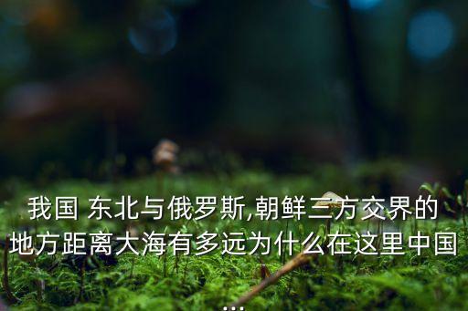 中國(guó)東北無出?？?俄羅斯能給中國(guó)東北出海口嗎