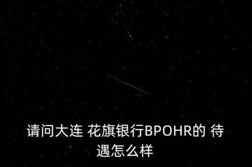 請(qǐng)問(wèn)大連 花旗銀行BPOHR的 待遇怎么樣