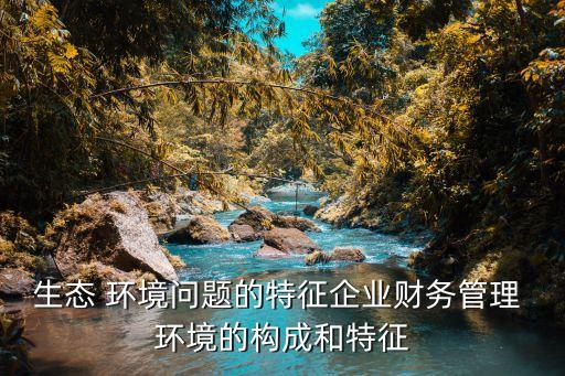 生態(tài) 環(huán)境問題的特征企業(yè)財務管理 環(huán)境的構(gòu)成和特征