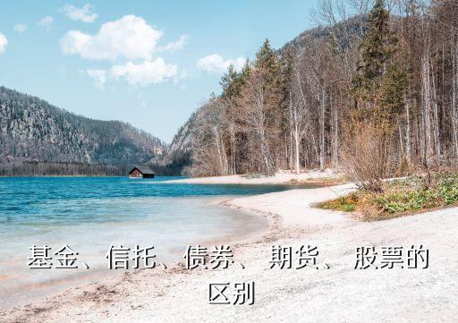 基金、信托、債券、 期貨、 股票的區(qū)別