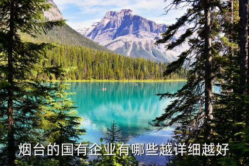 煙臺(tái)的國有企業(yè)有哪些越詳細(xì)越好