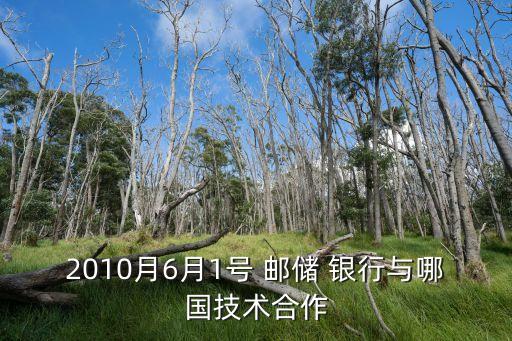 2010月6月1號 郵儲 銀行與哪國技術合作