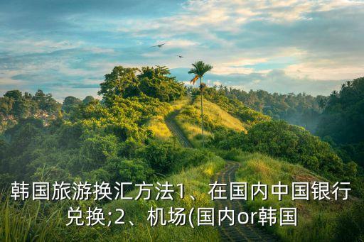 韓國旅游換匯方法1、在國內(nèi)中國銀行兌換;2、機(jī)場(國內(nèi)or韓國