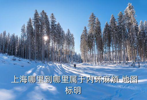  上海哪里到哪里屬于內環(huán)麻煩 地圖標明