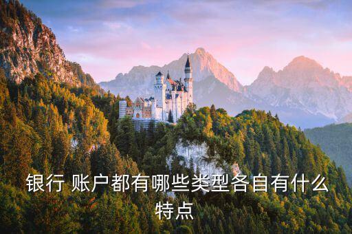  銀行 賬戶都有哪些類型各自有什么特點