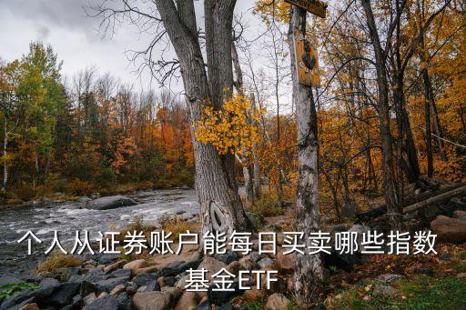 個(gè)人從證券賬戶能每日買(mǎi)賣(mài)哪些指數(shù) 基金ETF