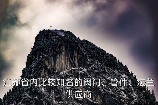 江蘇省內(nèi)比較知名的閥門、管件、法蘭供應商