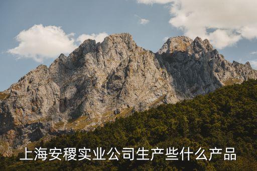 上海安稷實業(yè)公司生產些什么產品