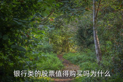  銀行類的股票值得購(gòu)買嗎為什么
