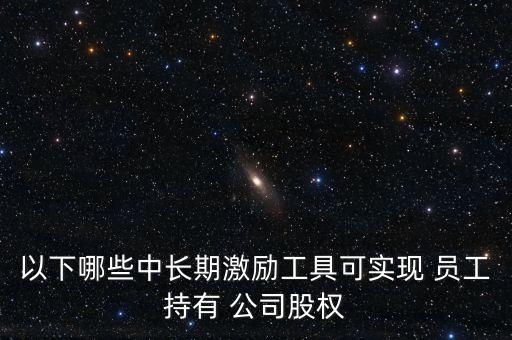 以下哪些中長期激勵(lì)工具可實(shí)現(xiàn) 員工持有 公司股權(quán)