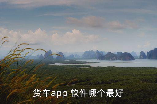 貨車app 軟件哪個最好