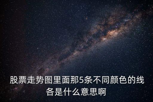  股票走勢(shì)圖里面那5條不同顏色的線(xiàn)各是什么意思啊