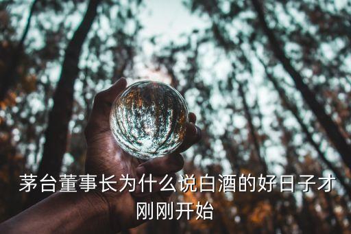  茅臺(tái)董事長(zhǎng)為什么說白酒的好日子才剛剛開始