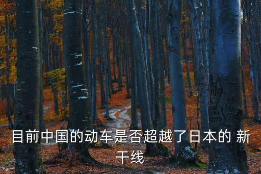 中國(guó)高鐵引用新干線(xiàn)技術(shù),新干線(xiàn)和高鐵技術(shù)一樣嗎