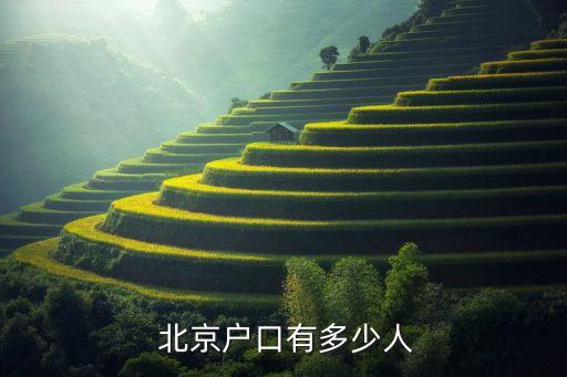  北京戶(hù)口有多少人