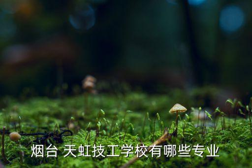 煙臺(tái) 天虹技工學(xué)校有哪些專(zhuān)業(yè)